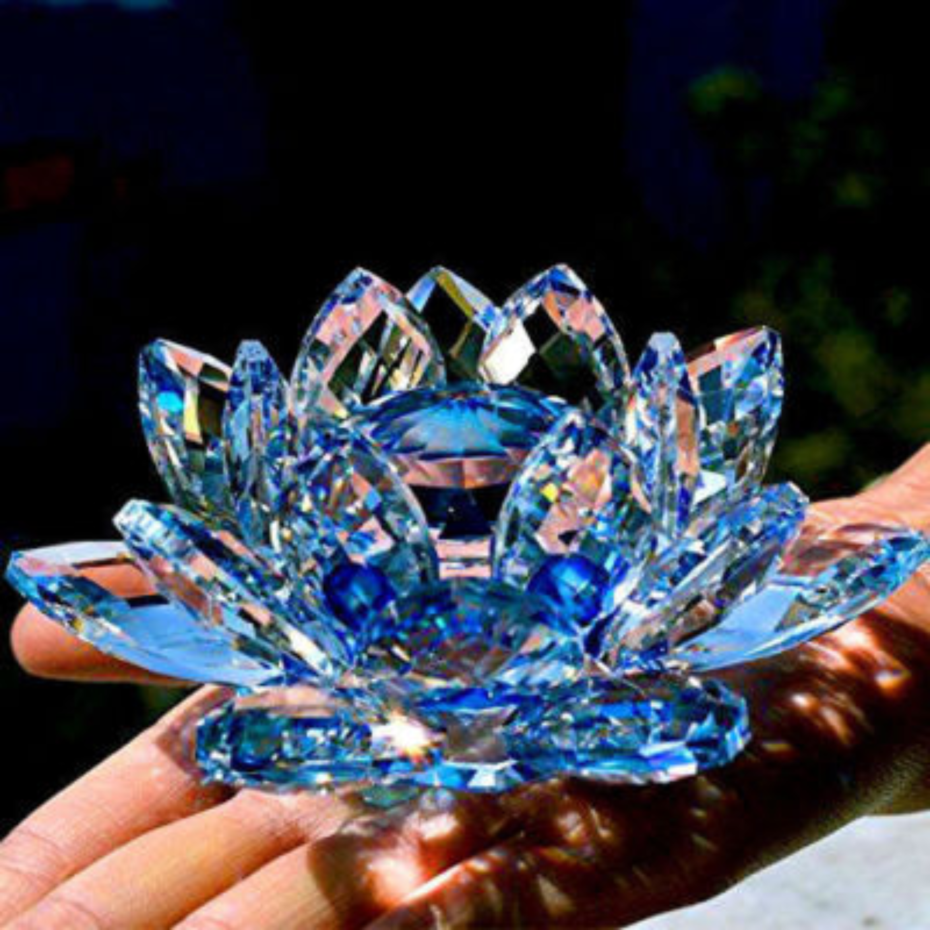 Crystal Lotus Ornament